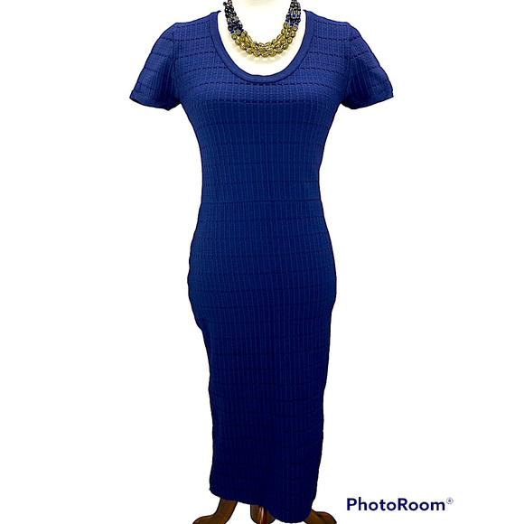 Michael Kors Textured Knit Bodycon Dress - Picture 2 of 9